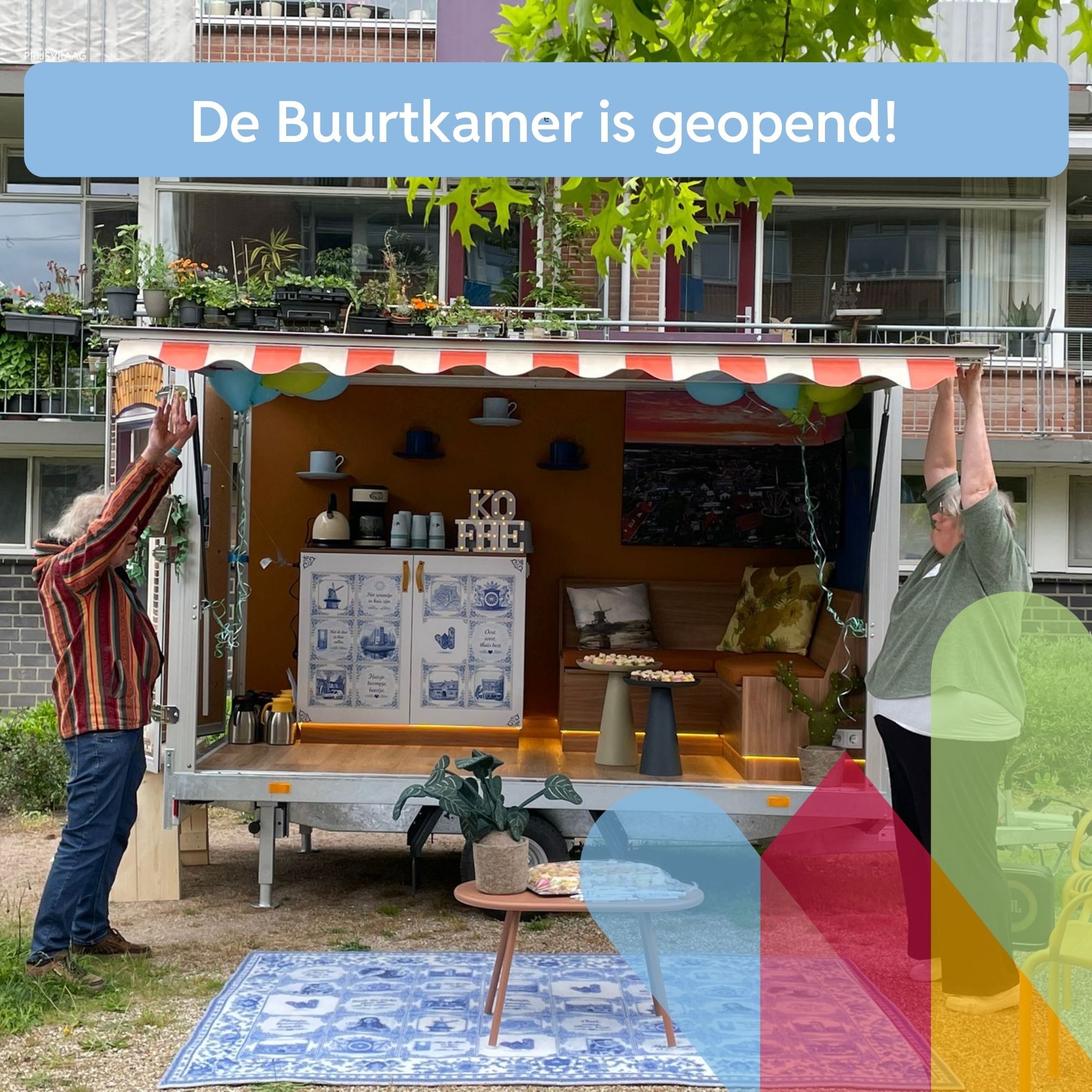 We gaan met de mobiele Buurtkamer de wijken in 